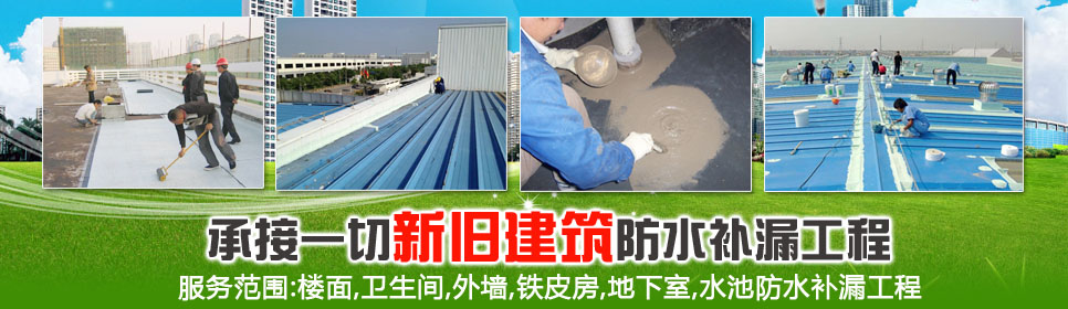 東莞長安雨中晴防水補漏公司服務范圍